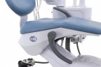 Стоматологическая установка CQ-216 (СО-003М-01) голубой, верхняя подача